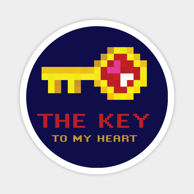 The key to my heart Magnet by RussellTateDotCom